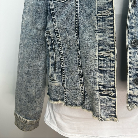 Jeaniologie Jacket Stone Wash Denim Jacket With Hood XXL - Picture 3 of 8